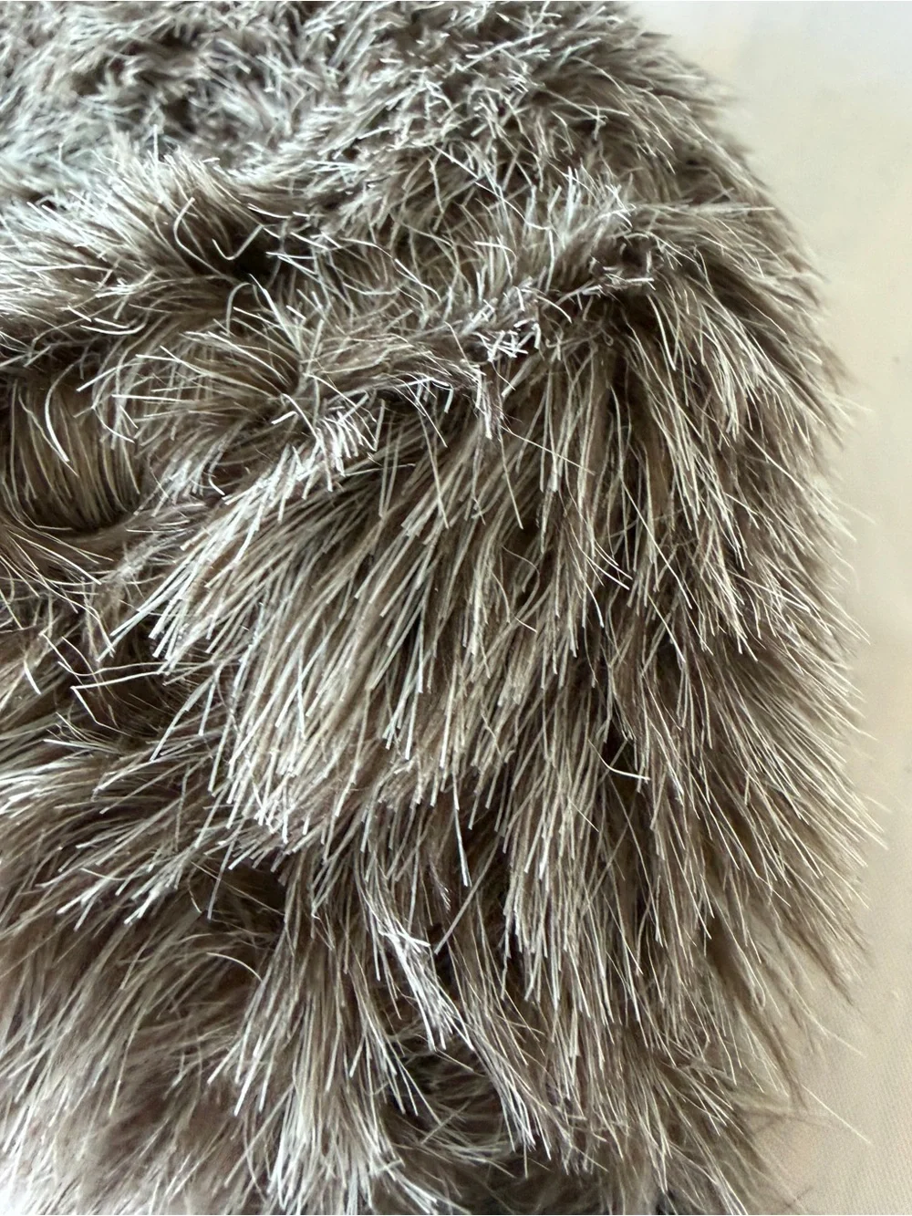 Rinco Faux Fur Coonskin Cap Hat Raccoon Tail Brown Grey ⁠Davy Crockett⁠ ⁠kids OS